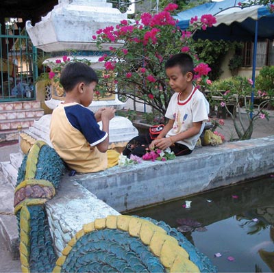 Tempel in Lao